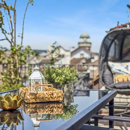 公寓 Old Town Penthouse Rooftop Terrace Ac 苏黎世