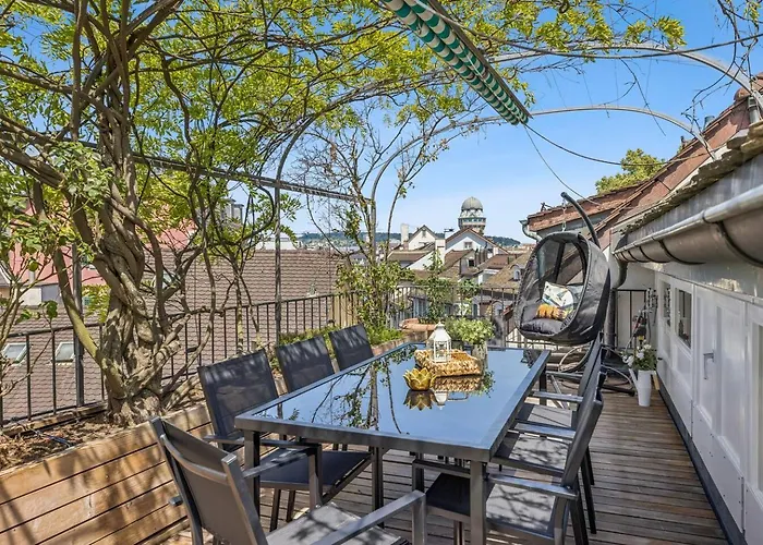 Apartamento Old Town Penthouse Rooftop Terrace Ac Zúrich