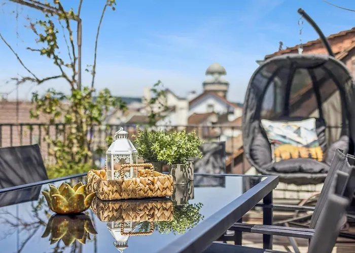 アパート Old Town Penthouse Rooftop Terrace Ac チューリッヒ